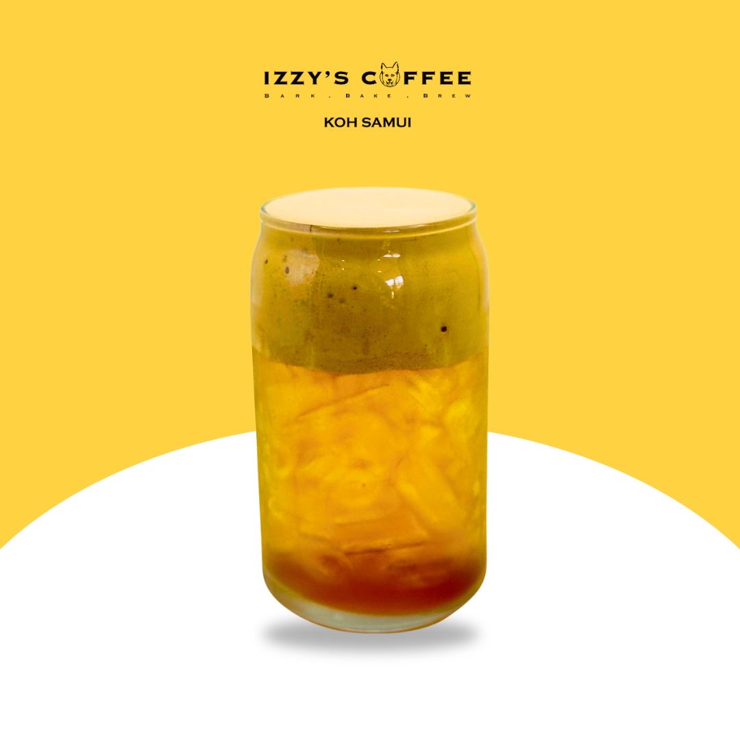 Beehive Americano at Izzy's Specialty Coffee, Bo Put, Ko Samui