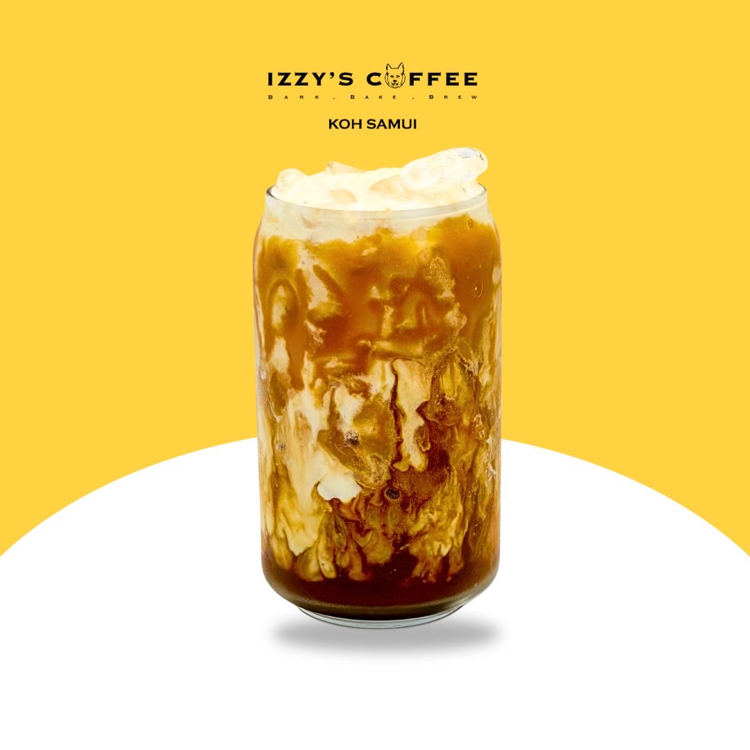 Iced Caramel Latte at Izzy's Specialty Coffee
